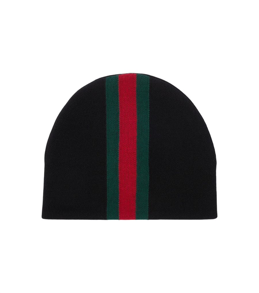 Gucci Web Stripe wool beanie