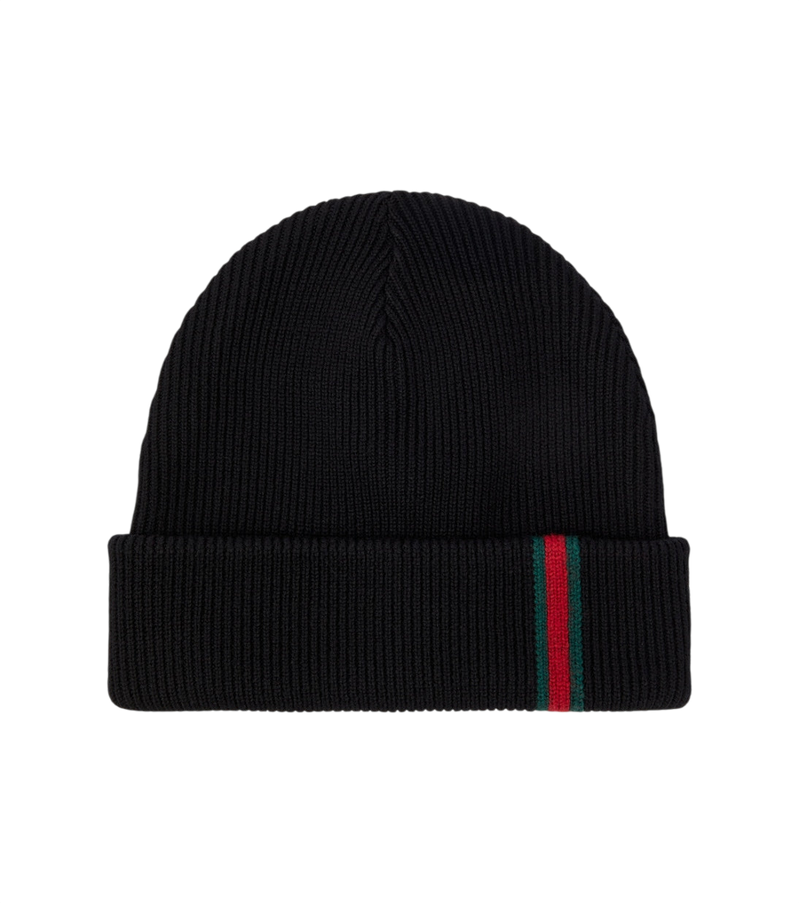 Gucci Web Stripe wool beanie