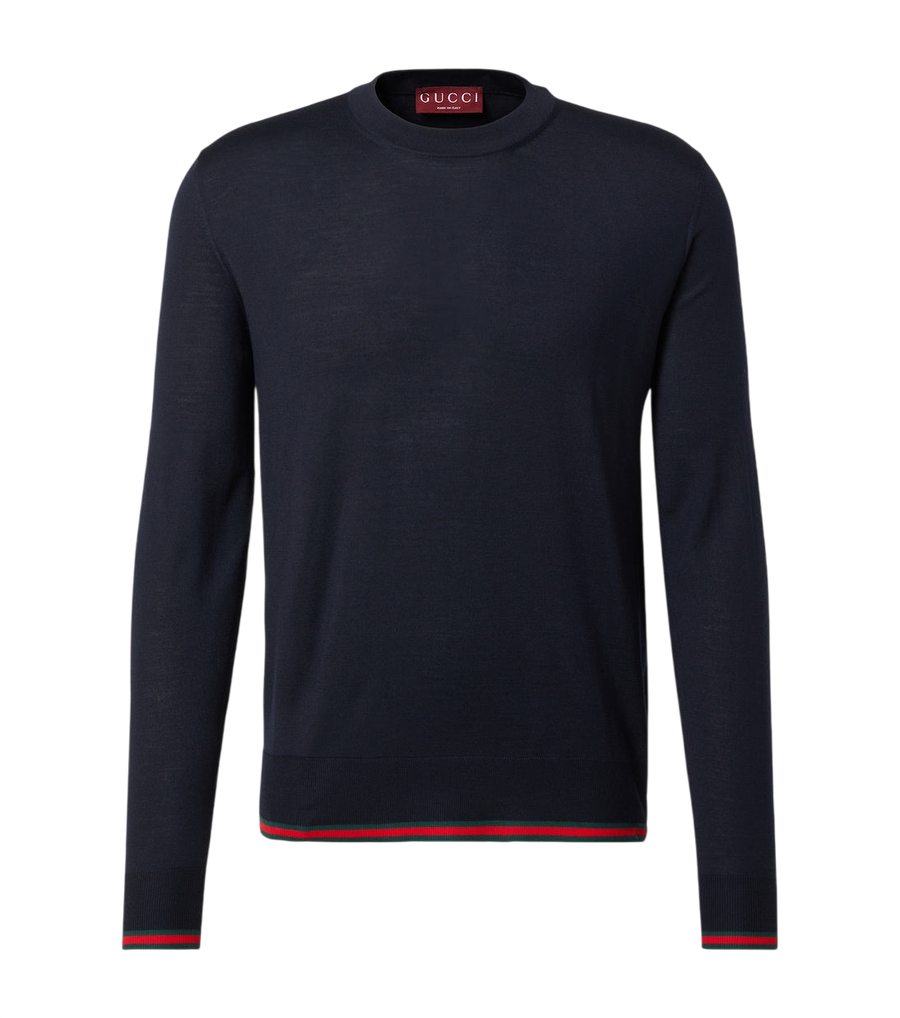 Gucci Web wool sweater