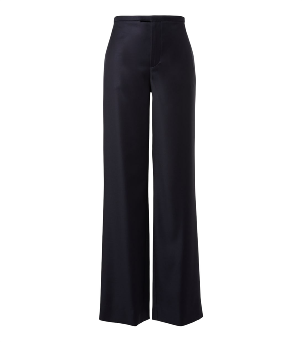 Pantalones de lana anchos de Gucci
