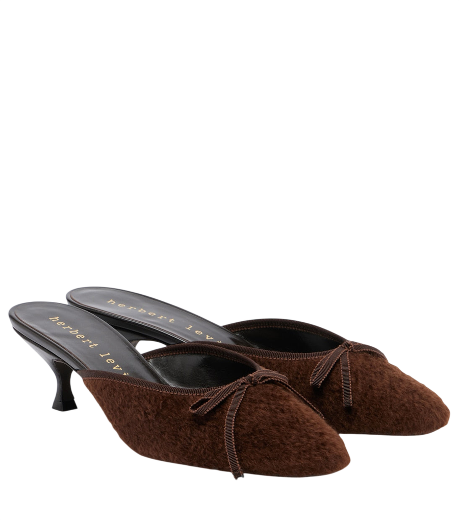 Herbert Levine 24/7 shearling mules