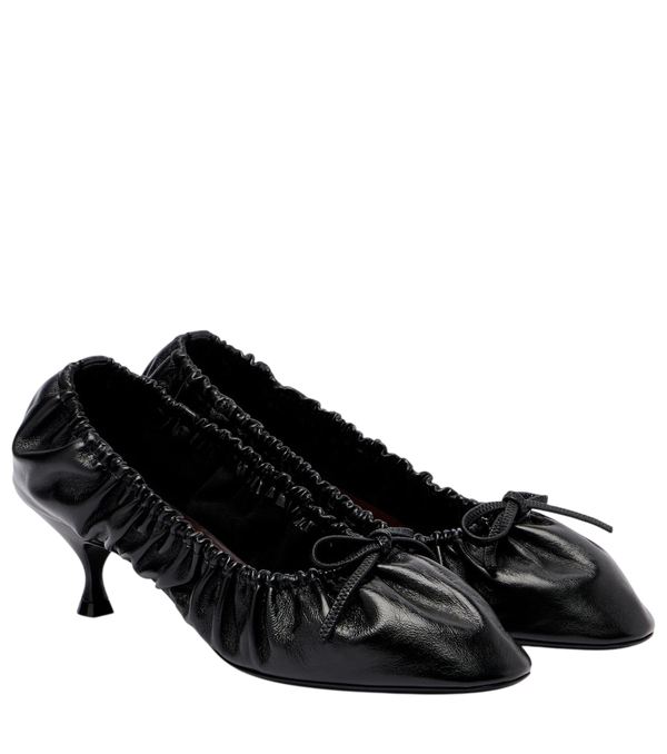 Herbert Levine Gather Around leather pumps