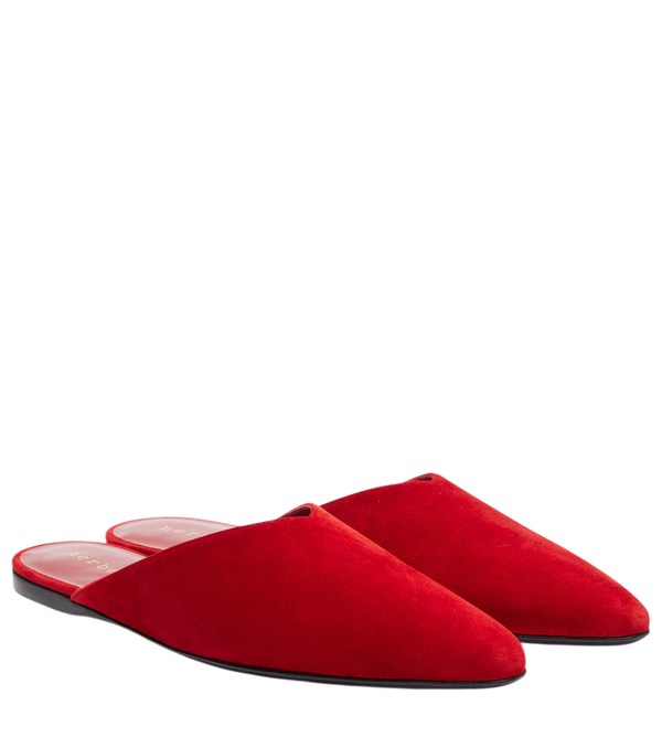 Herbert Levine Homebody suede mules