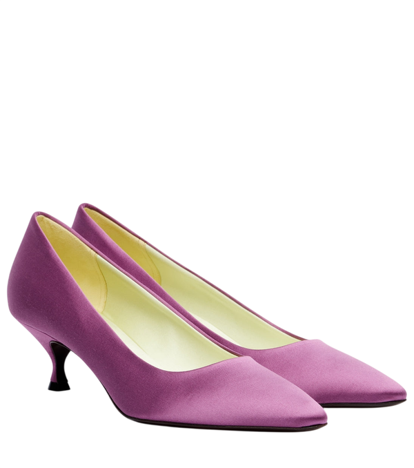 Zapatos de tacón de satén Pump Du Jour de Herbert Levine
