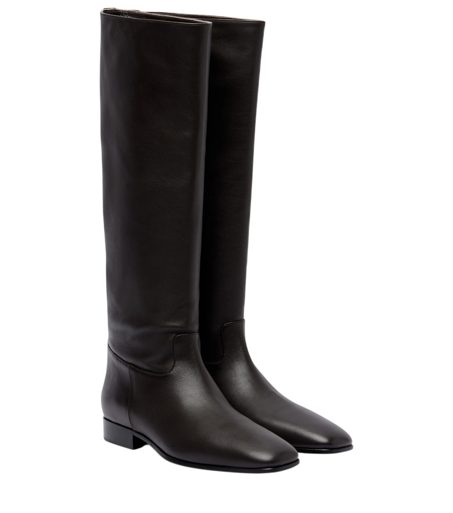 Herbert Levine Rein It In leather knee-high boots