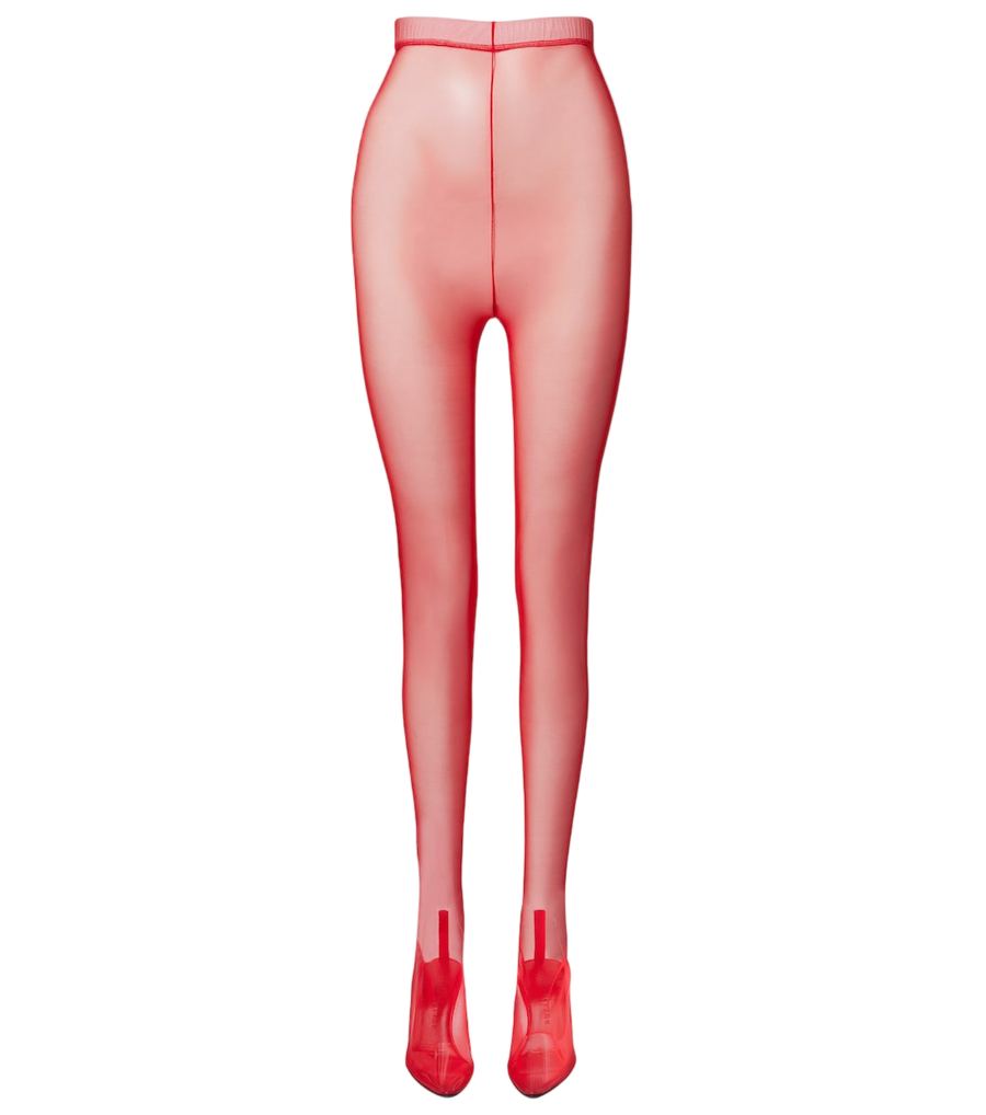 Herbert Levine Sheer Perfection mesh over-the-knee boots