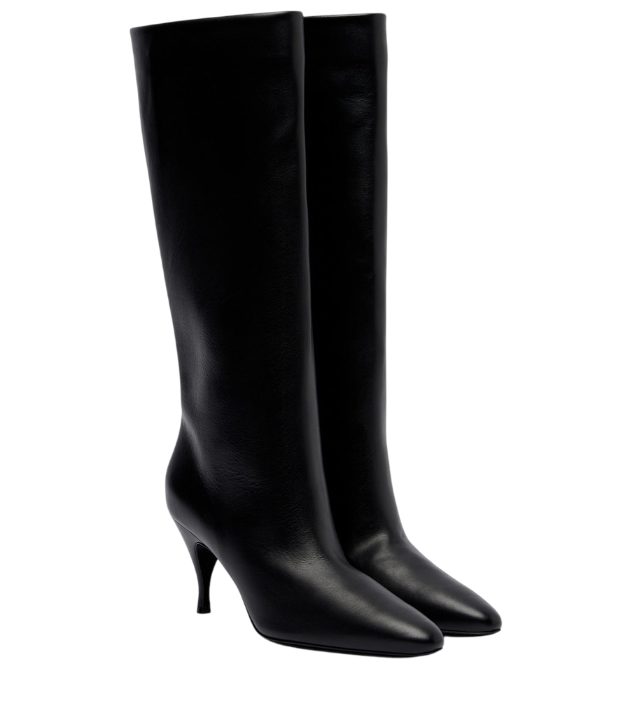 Herbert Levine Silhouette leather knee-high boots