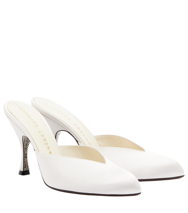 Herbert Levine Sitting Pretty satin mules