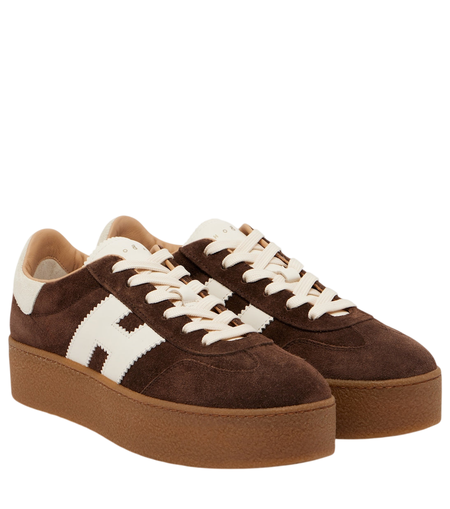 Baskets à plateforme Hogan Cool en daim