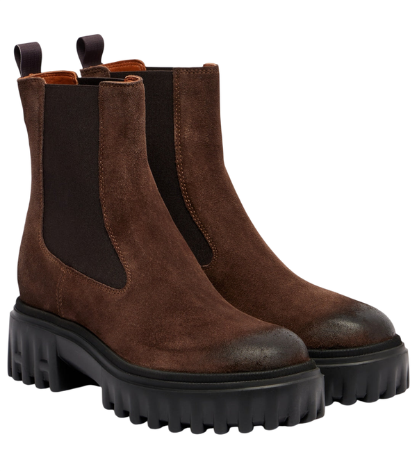 Hogan H700 suede Chelsea boots