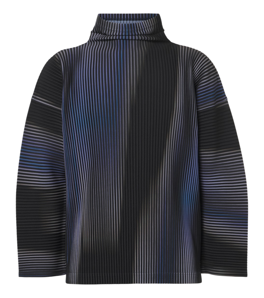 Homme Plissé Issey Miyake Blend of Lights pleated printed top