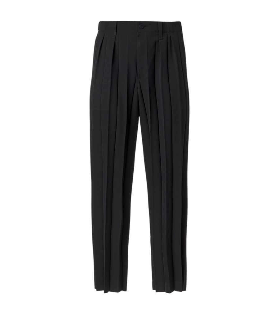 Homme Plissé Issey Miyake Edge Ensemble pleated straight pants