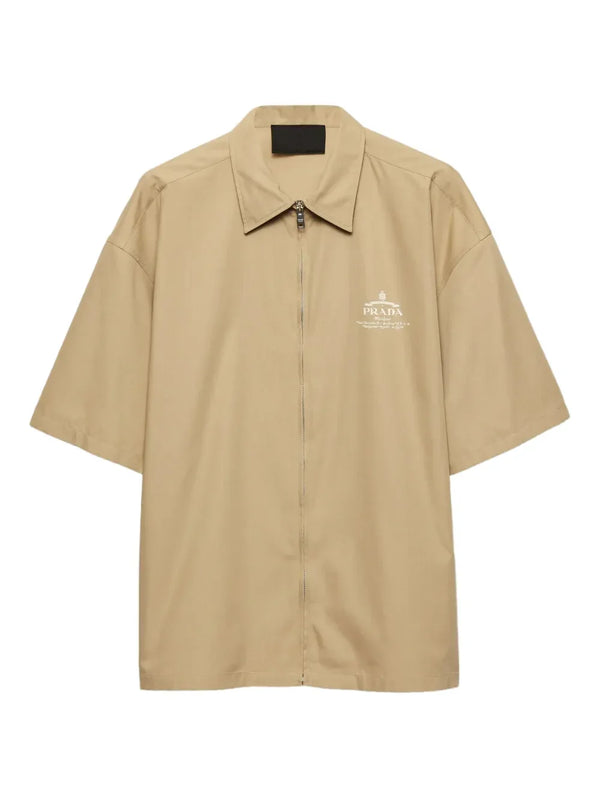 Prada logo-print shirt