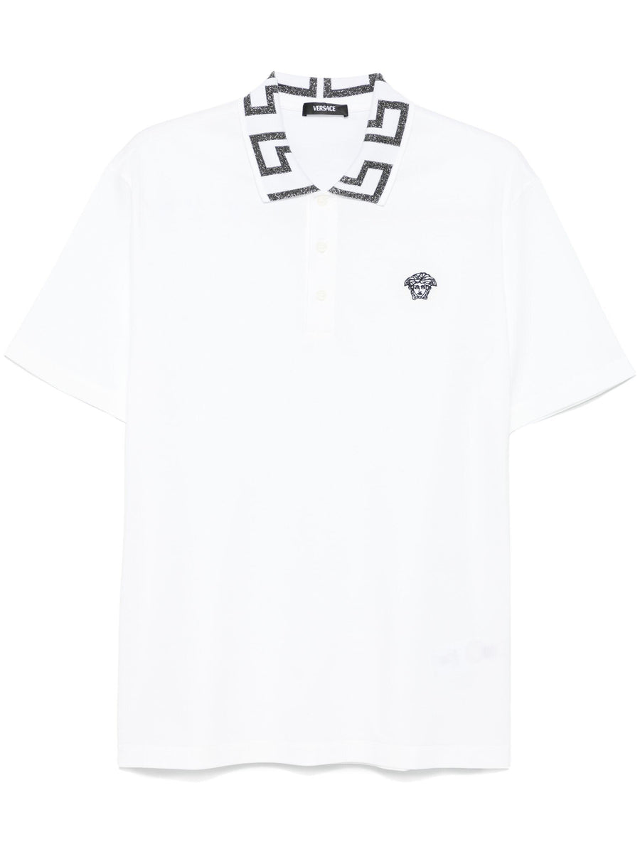 Versace Greca polo shirt