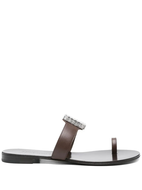 Giuseppe Zanotti leather slides sandals women