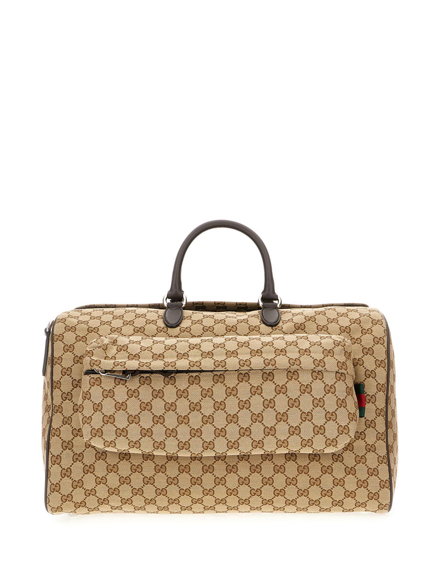Gucci medium GG Supreme travel bag