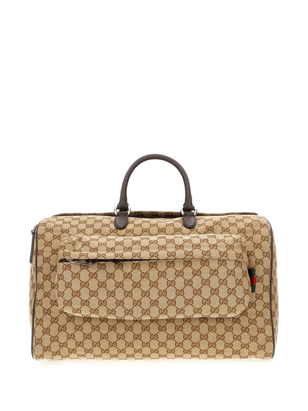 Gucci medium GG Supreme travel bag