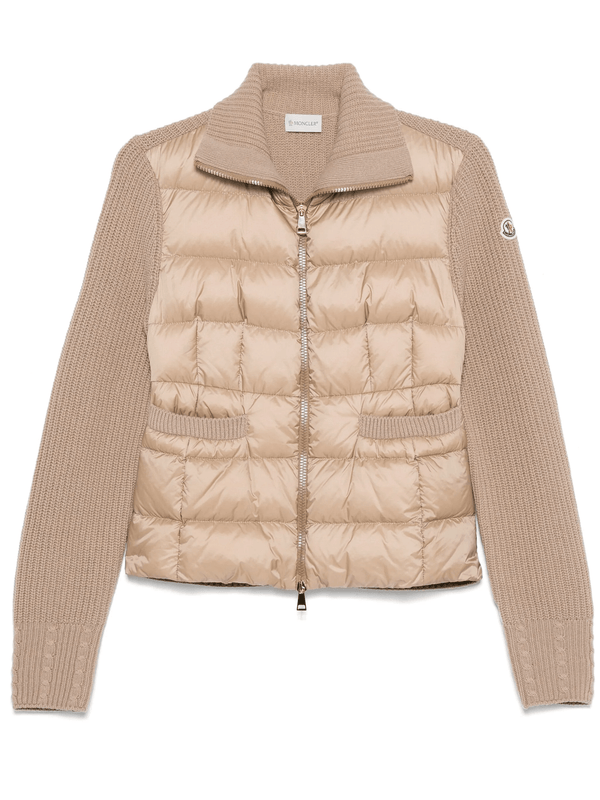 Moncler padded zip-up cardigan