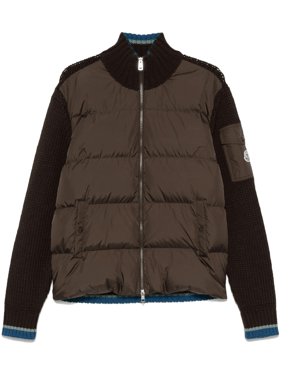 Moncler padded zip-up cardigan