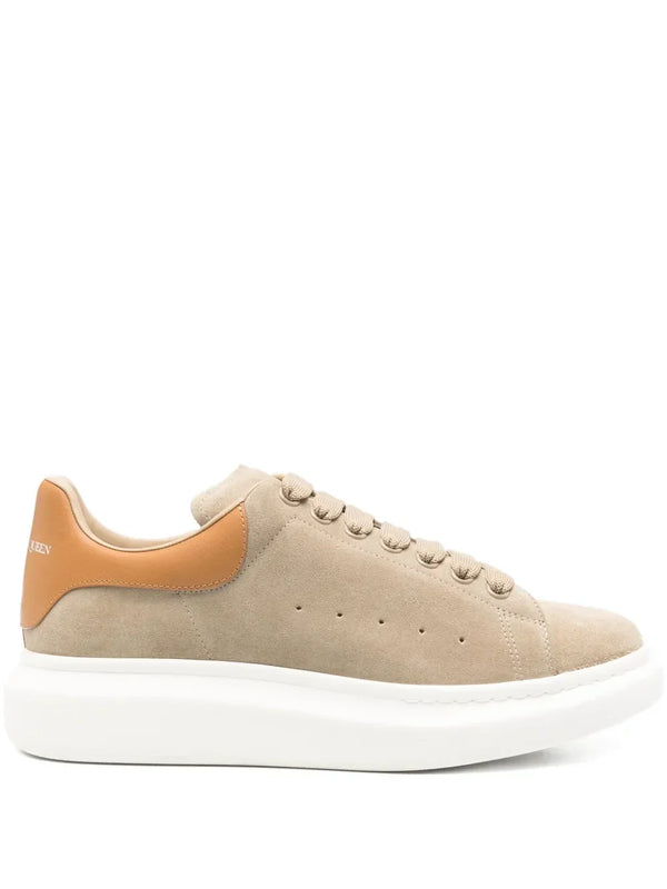 Alexander McQueen Oversized brown suede sneakers