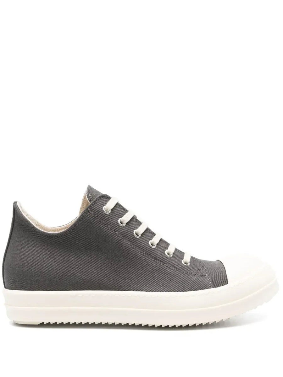 Rick Owens DRKSHDW Hollywood Low Sneaks medium grey sneakers
