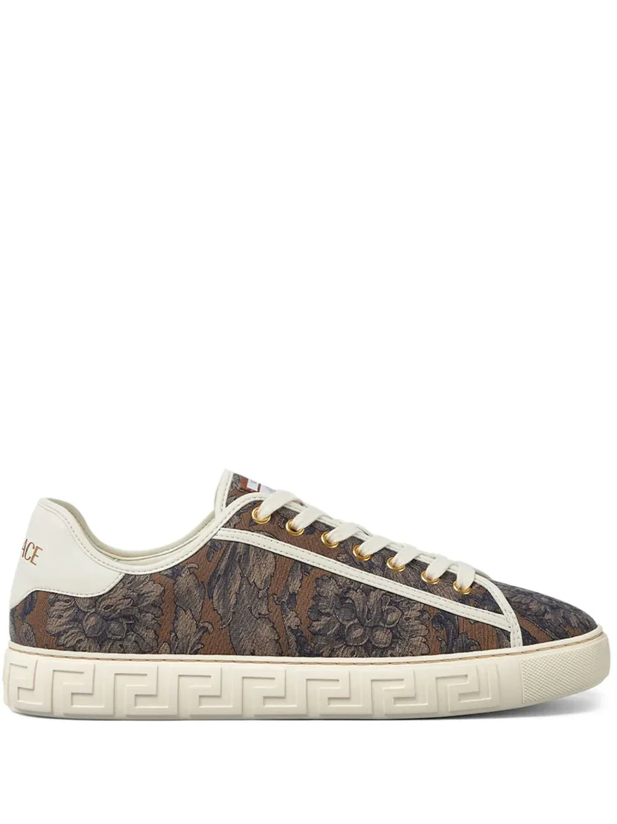 Versace Barocco Jacquard Greca sneakers