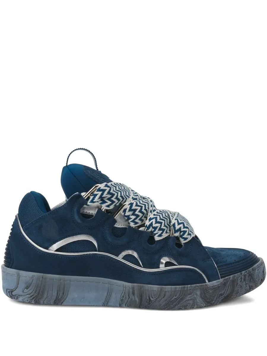Lanvin Blue Curb Sneakers