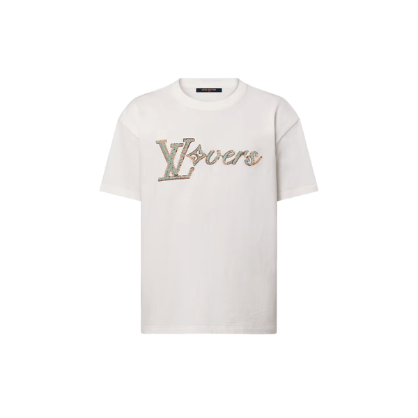 Louis Vuitton 1AFR96 Embroidered Short-Sleeved T-Shirt