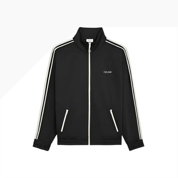 Celine Tracksuit Jacket In Double Face Jersey