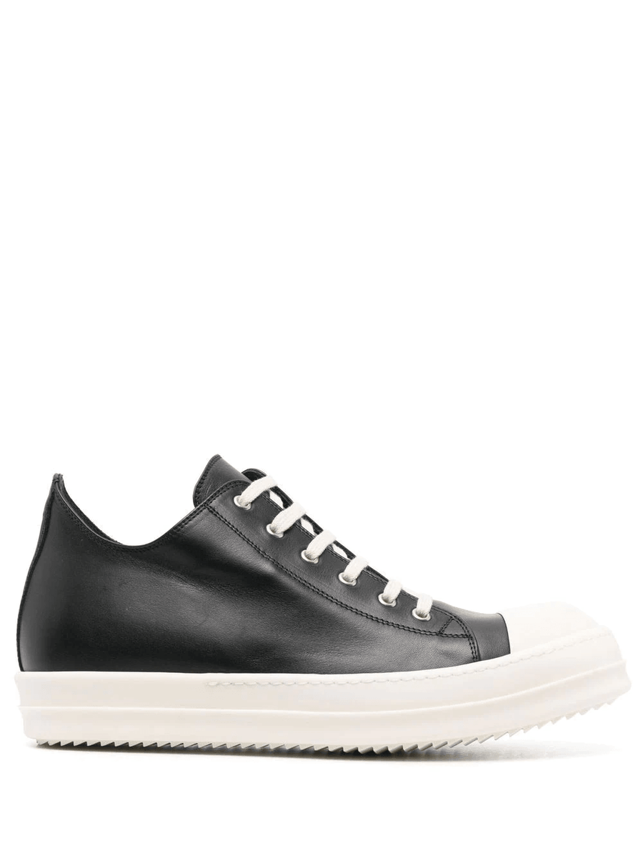 Rick Owens leather low-top sneakers