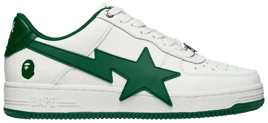 2024 A Bathing Ape Bapesta OS #2 'Green' Sneakers