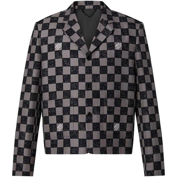 LOUIS VUITTON Boxy Damier Jacket