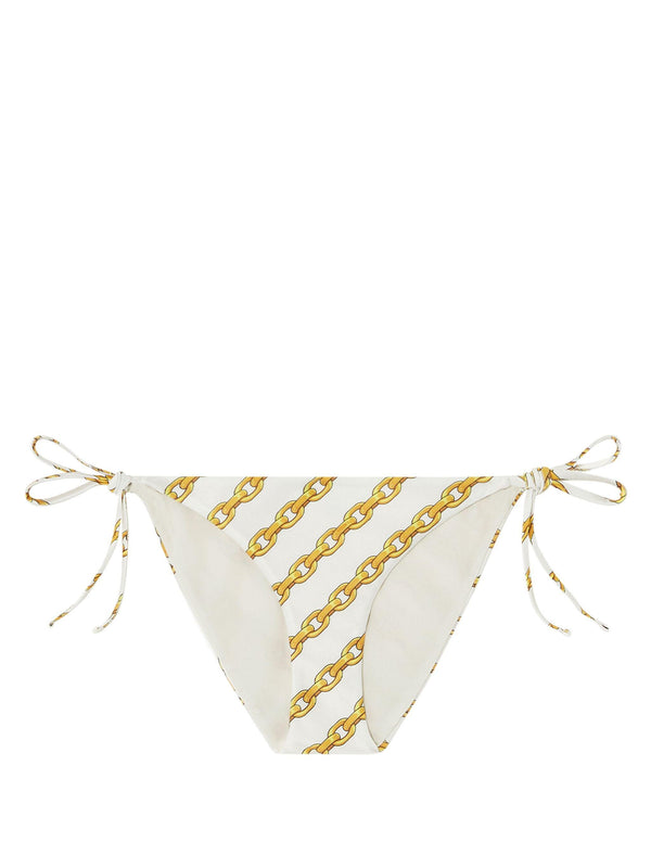 Versace chain-print bikini bottoms