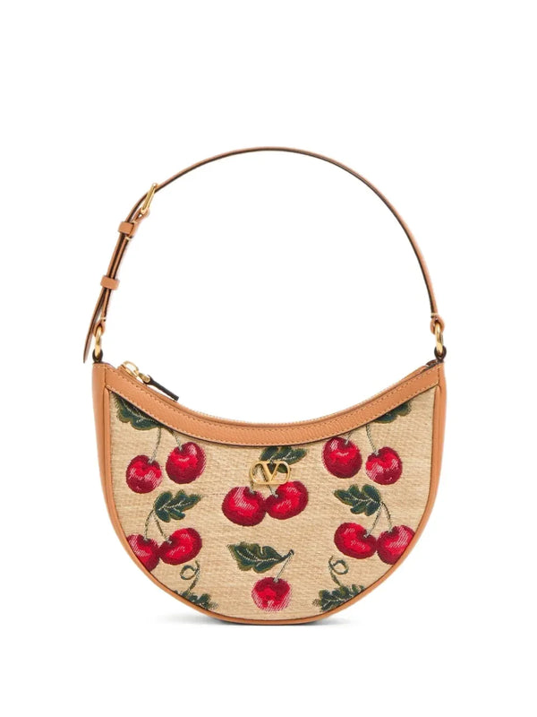 Valentino Garavani mini VLogo Signature Cherryfic-print shoulder bag