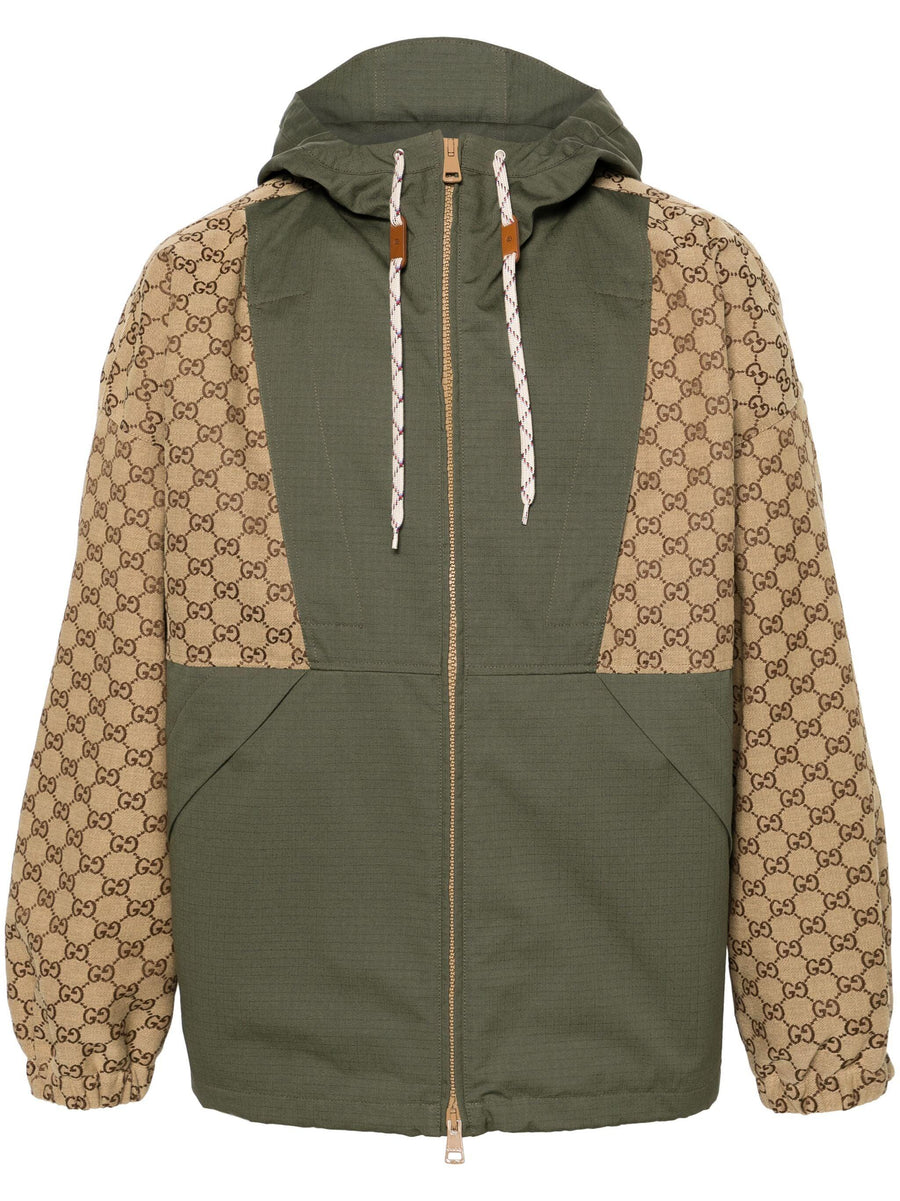 Gucci GG canvas hooded jacket