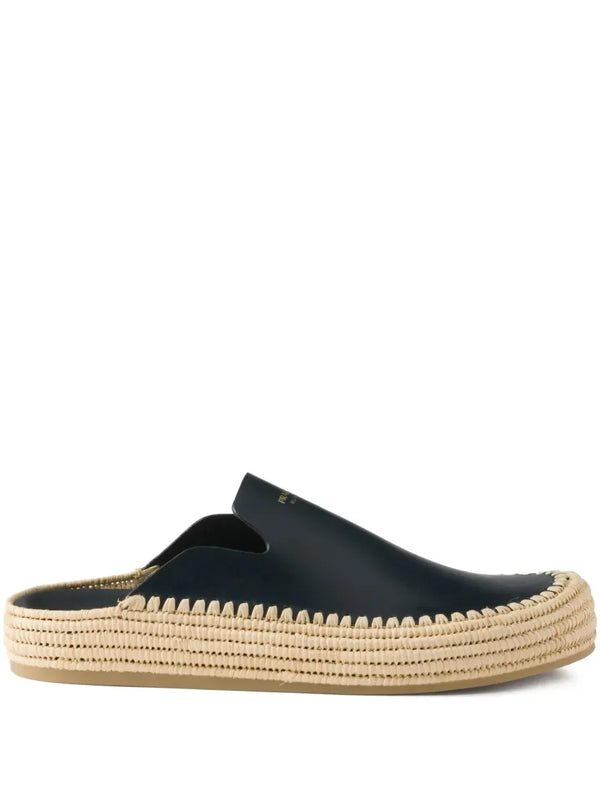 Prada leather mules