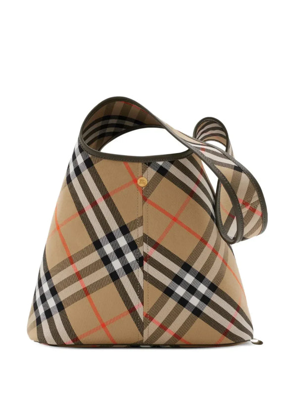Burberry small check-pattern shoulder bag