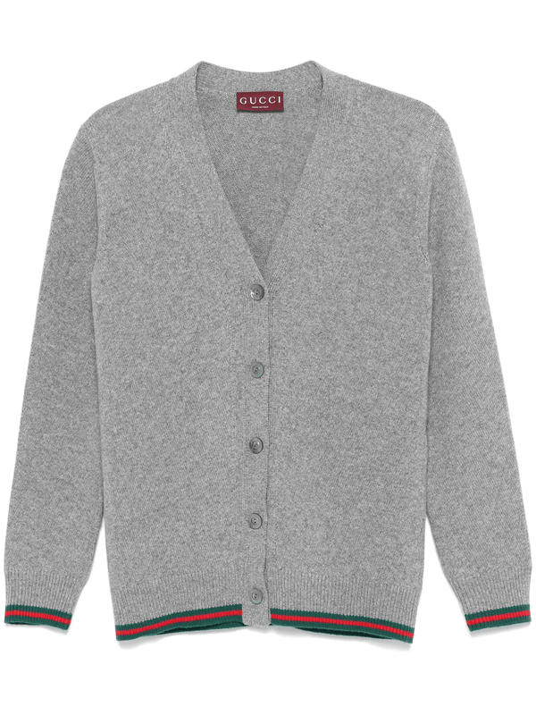 Gucci Web-stripe cardigan