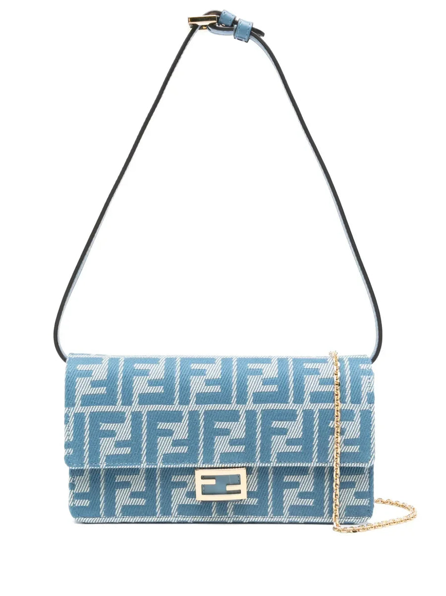 FENDI Baguette FF-jacquard cross body bag