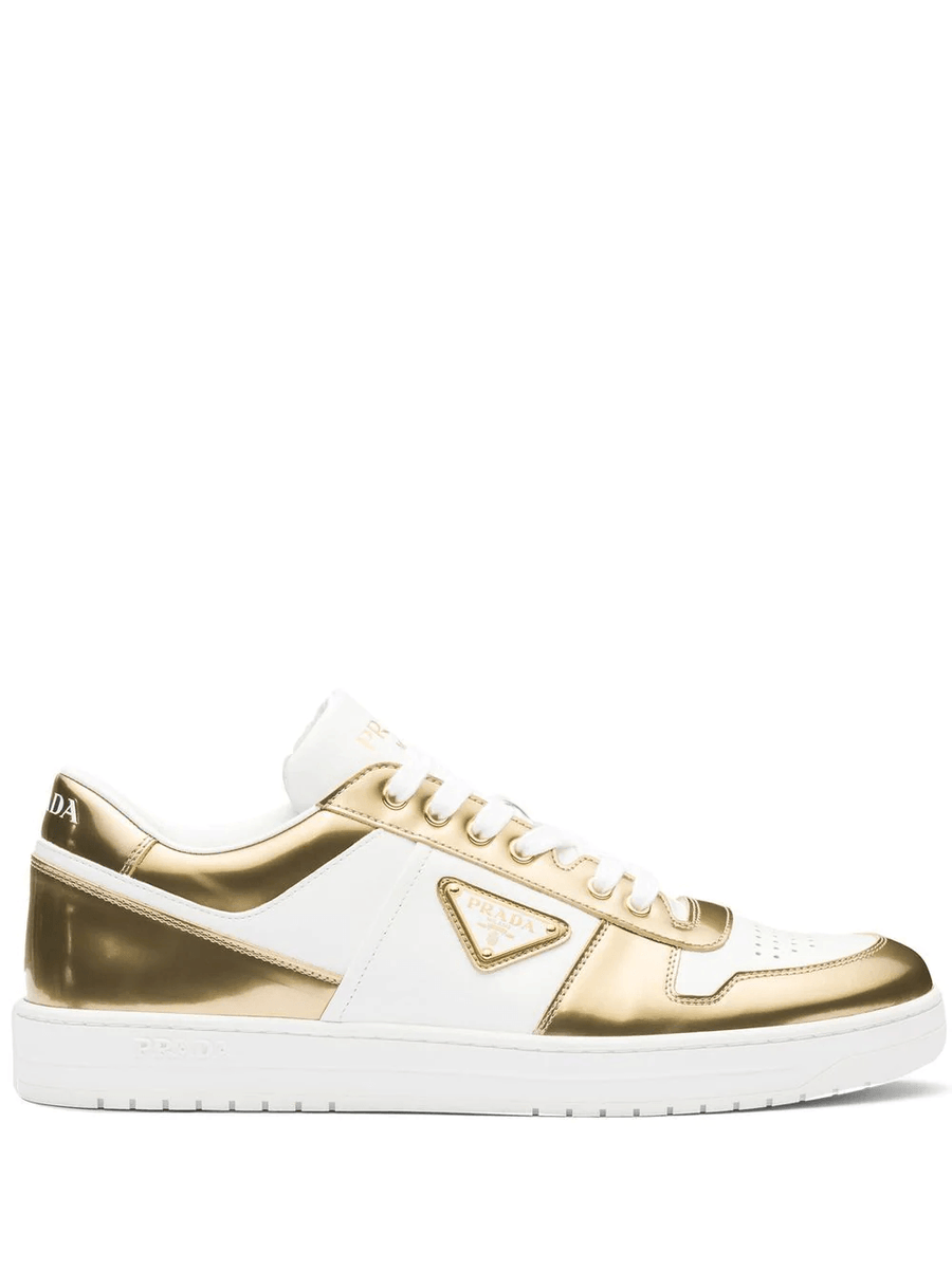 Prada zapatillas Downtown District con efecto espejo