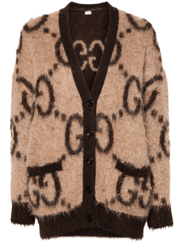 Gucci reversible GG-jacquard cardigan