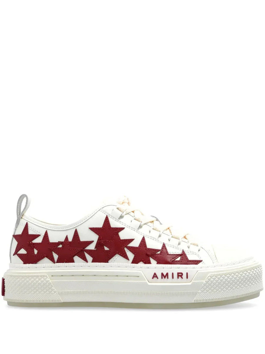 AMIRI Stars Court white red sneakers