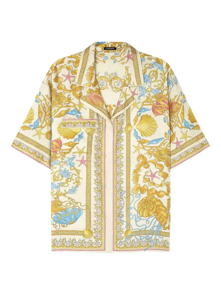 Versace Underwater Barocco short-sleeve shirt