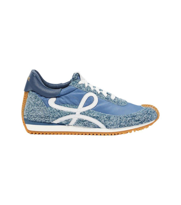 Loewe Flow Runner leather-trimmed sneakers