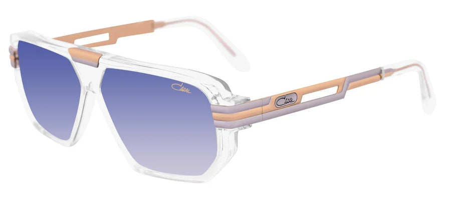 CAZAL 8045 Crystal Gold/Blue Shaded 002 Sunglasses
