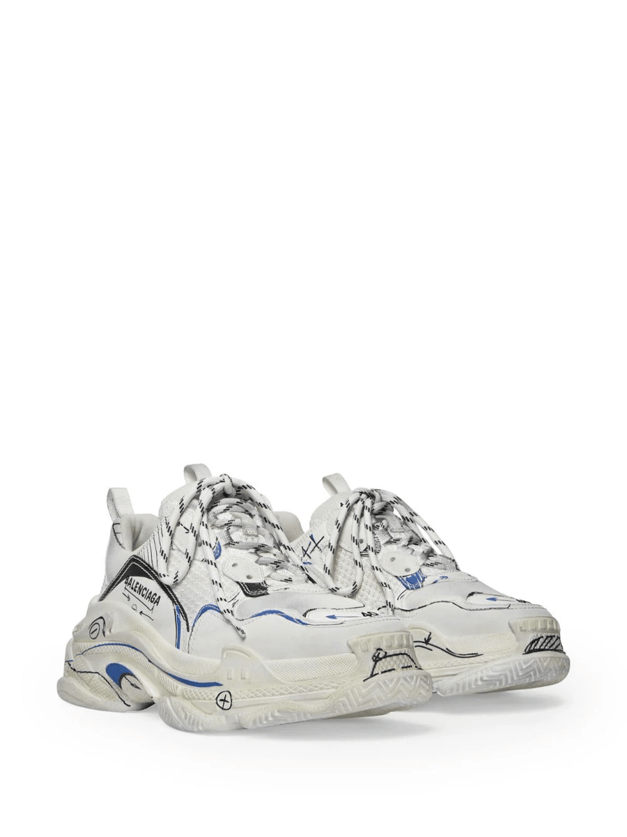 Balenciaga Triple S sketch-print sneakers