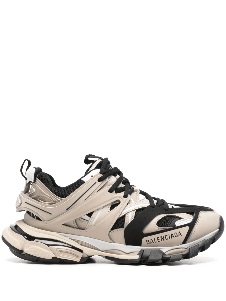 Balenciaga Track panelled sneakers black & beige