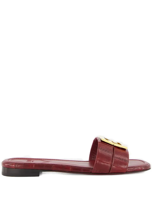 FENDI FFold logo flat sandals