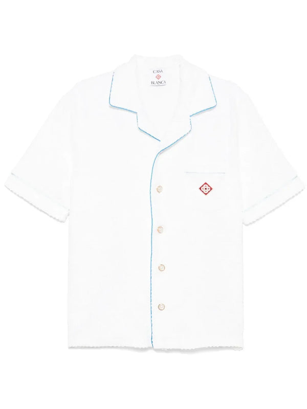 Casablanca monogram towelling shirt
