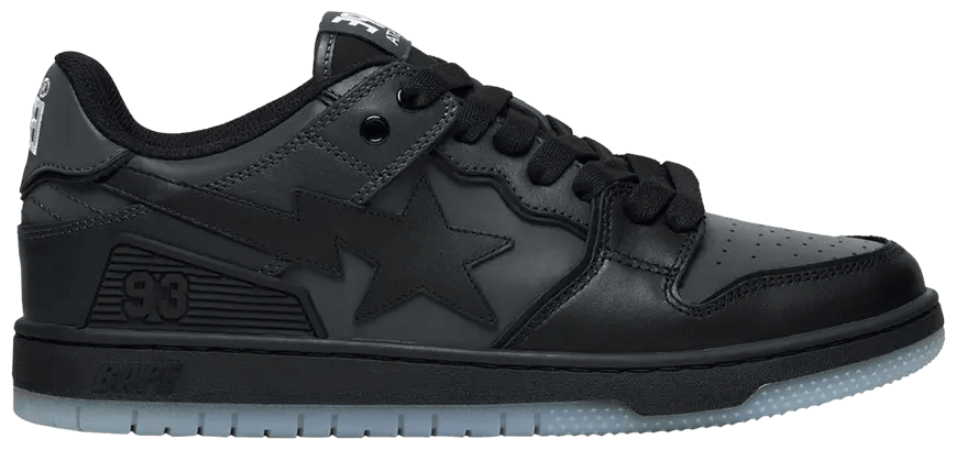 2024 A Bathing Ape Sk8 Sta #5 M2 'Black' Sneakers